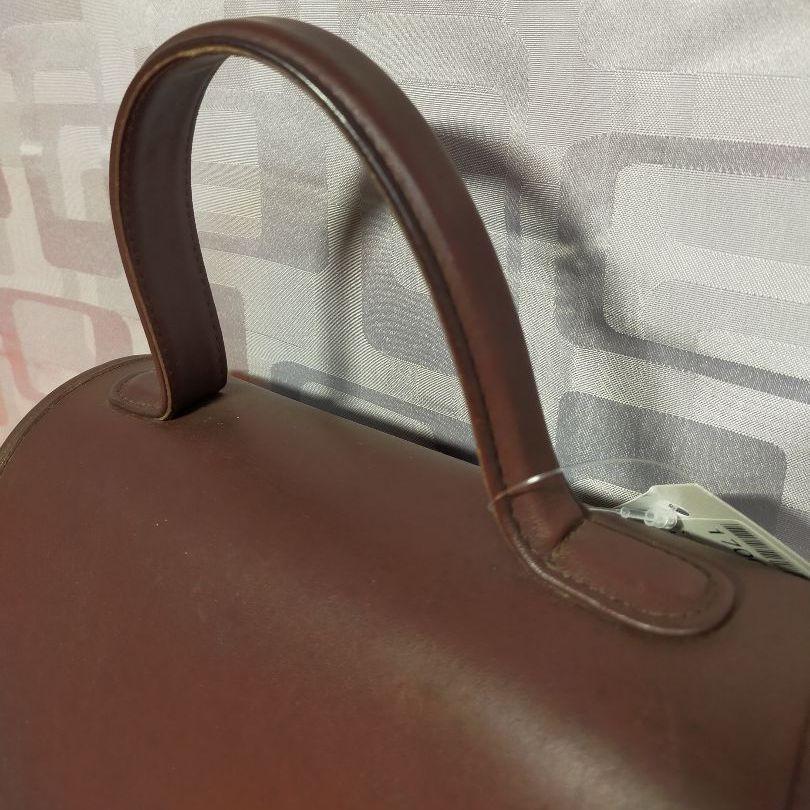 コーチ COACH ハンドバッグ 本革 レザー 茶 ブラウン 590
