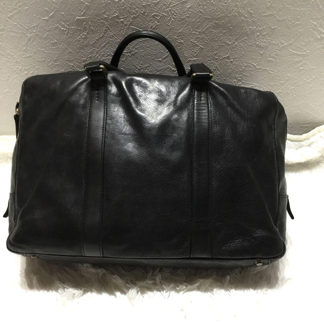 【希少】PORTER ポーター　オールレザー　ブリーフケース　ブラック　くろ