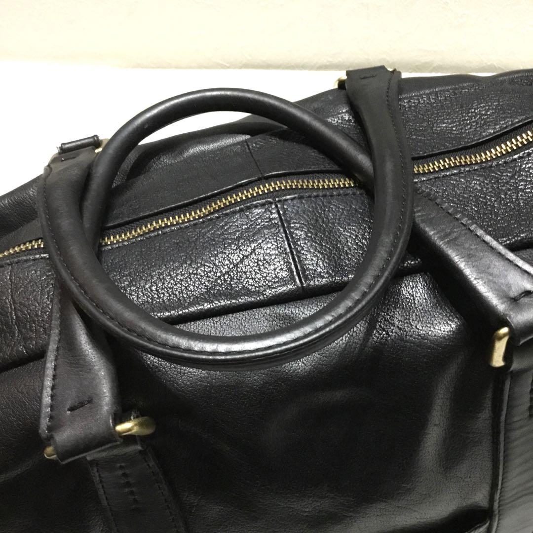 【希少】PORTER ポーター　オールレザー　ブリーフケース　ブラック　くろ