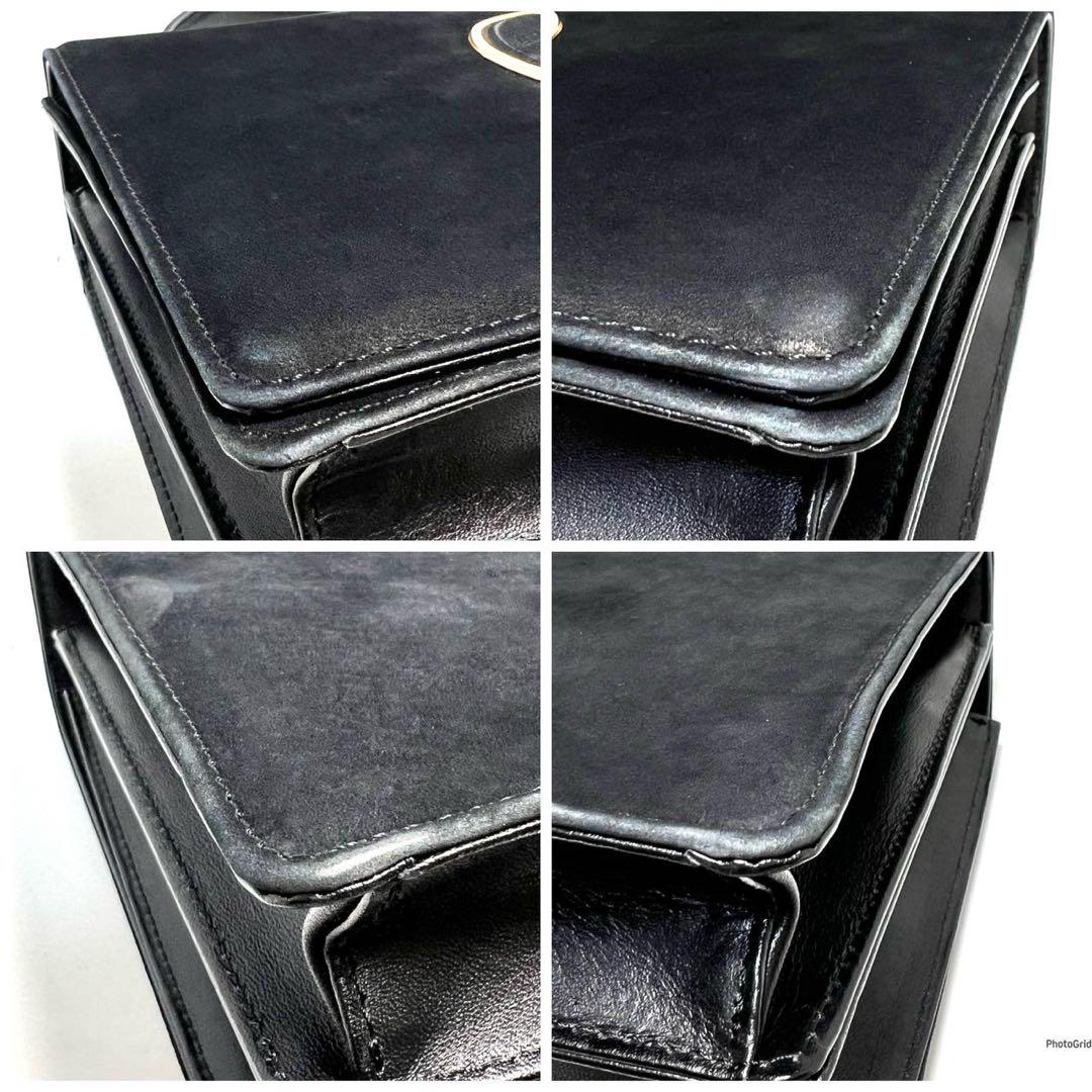 【良品】WEDGWOOD ウェッジウッド/ヌバック地/ゴールド金具 ハンドバッグ