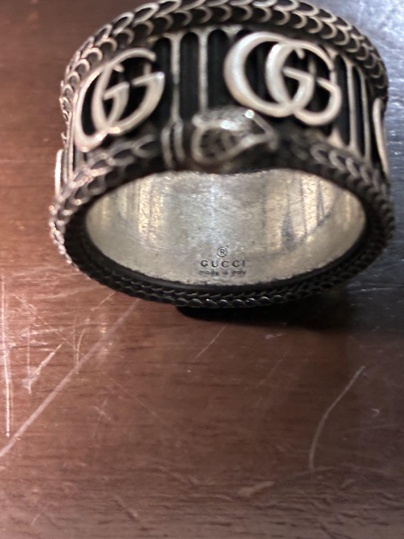 GUCCI 蛇 スネーク ダブルG 24号 リング 指輪 GUCCI 蛇 スネーク ダブルG 24号 リング 指輪 - メルカリ