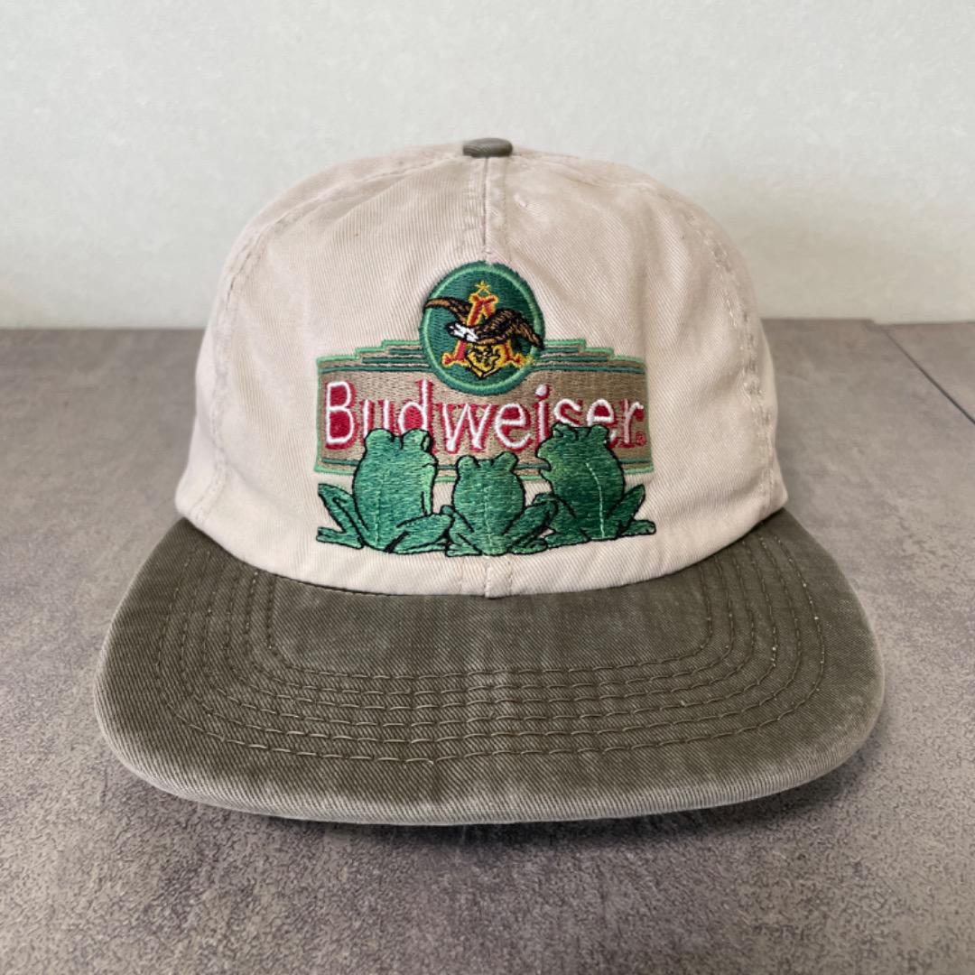 USA製！90's VINTAGE Budweiser キャップ　CAP USA製 Budweiser ビンテージ キャップ 90s 80s バドワイザー