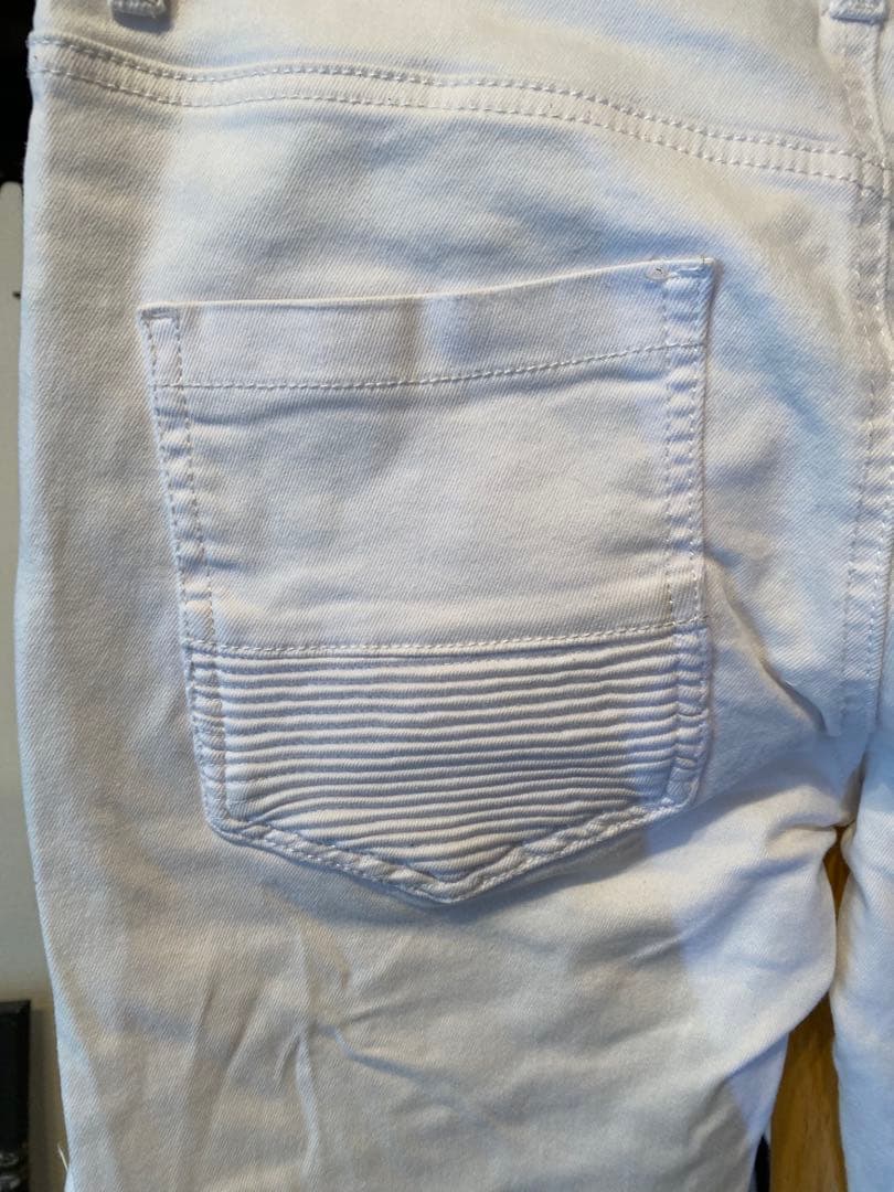 【美品】 BLACK KAVIAR ホワイトデニム 32