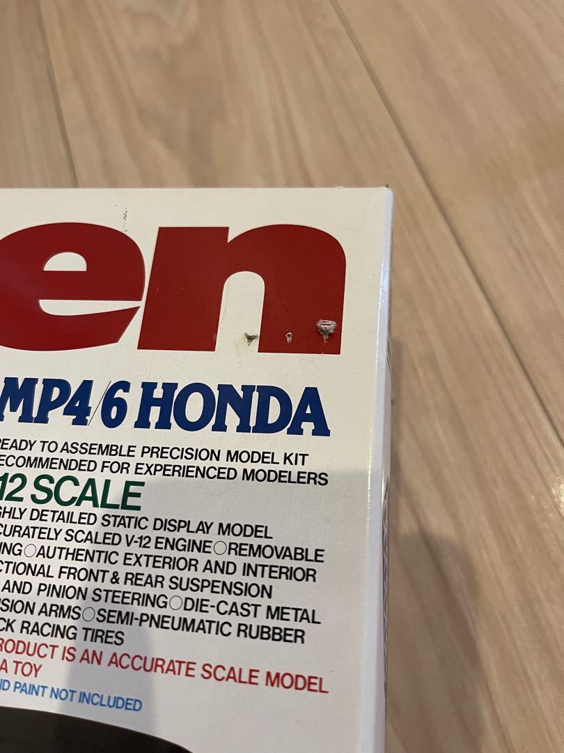 自動車 Tamiya McLaren MP4/6 Honda 1/12