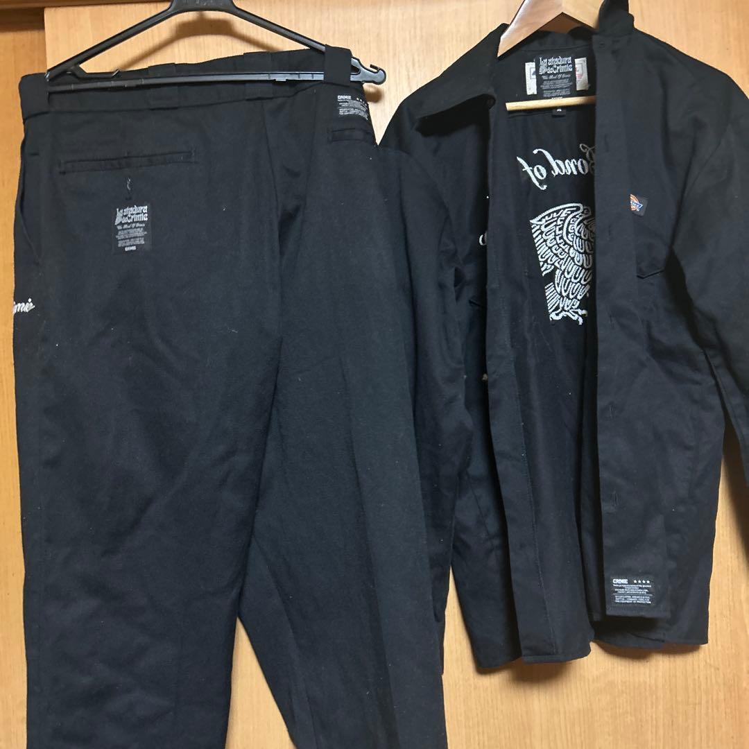 crimie×dickies ワークシャツとパンツセット crimie×dickies ワークシャツとパンツセット