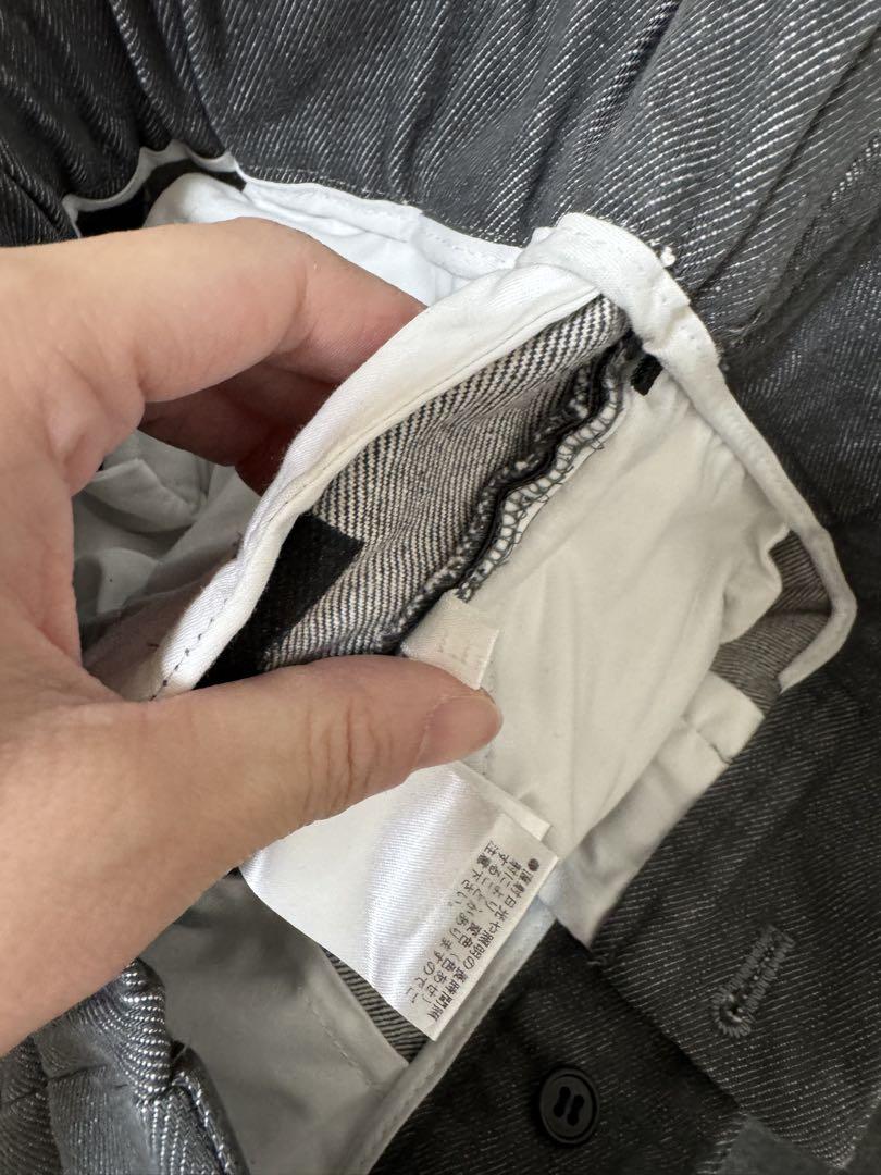 美品　liten YOKUBARI Denim Pants ヨクバリ　グレー　1