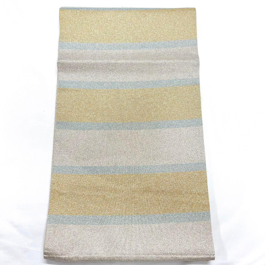 横壇模様の綴れ織　袋帯　着物　104w