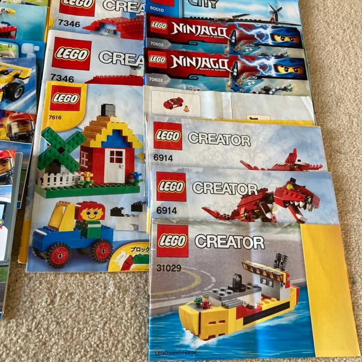 レゴ ☆ 約6キロ 大量 フィグ ブロック外し 説明書あり