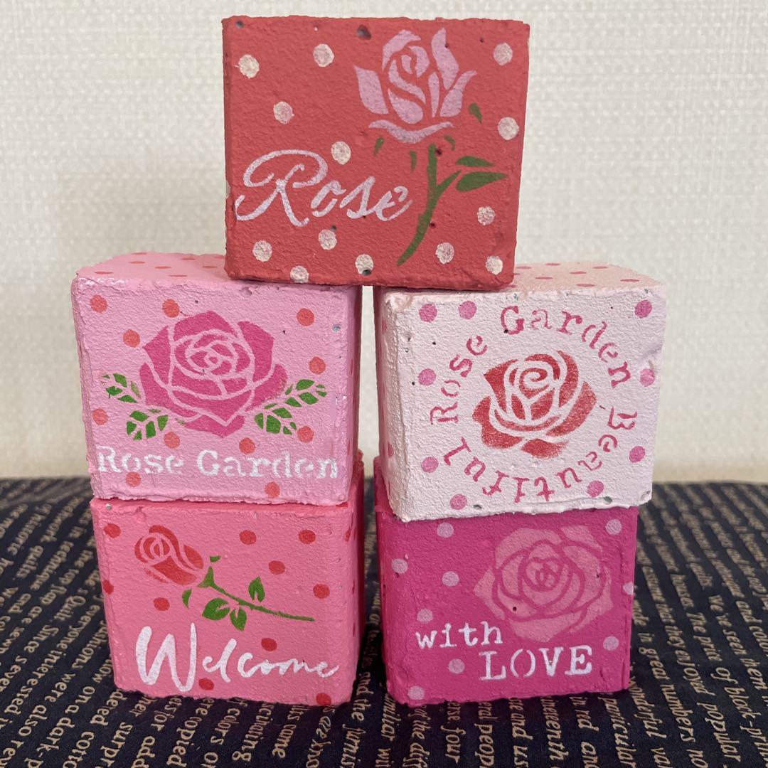ガーデン雑貨。薔薇。トールペイント 。 ガーデン雑貨。薔薇。トールペイント。 - メルカリ