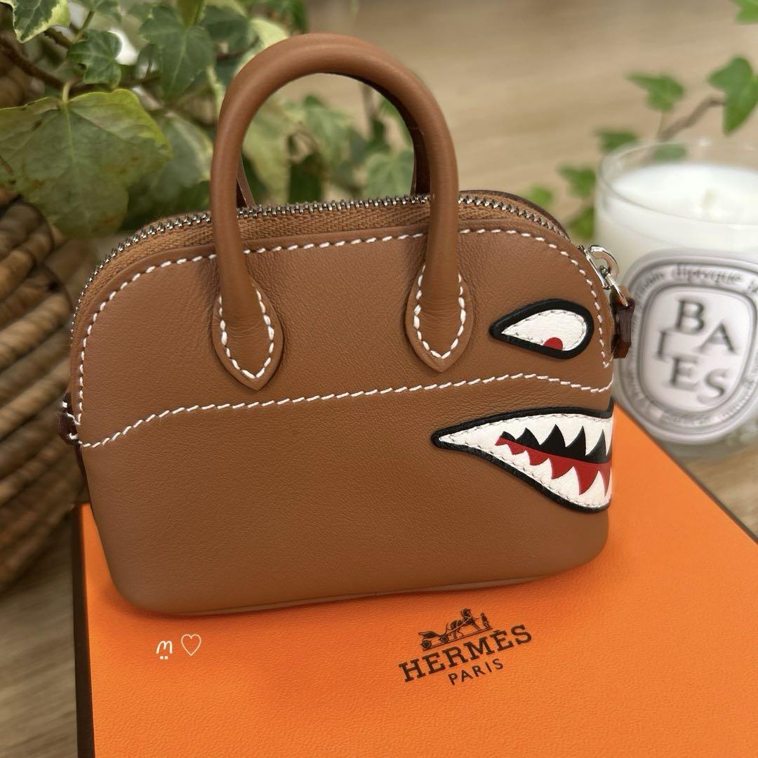 ☆【日本未入荷】”ボリデ シャーク チャーム\" / HERMES☆ 希少な一品 /Gold】HERMES ボリード シャークチャーム (HERMES