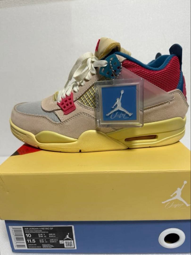 28cm UNION Nike Air Jordan 4 Guava Ice