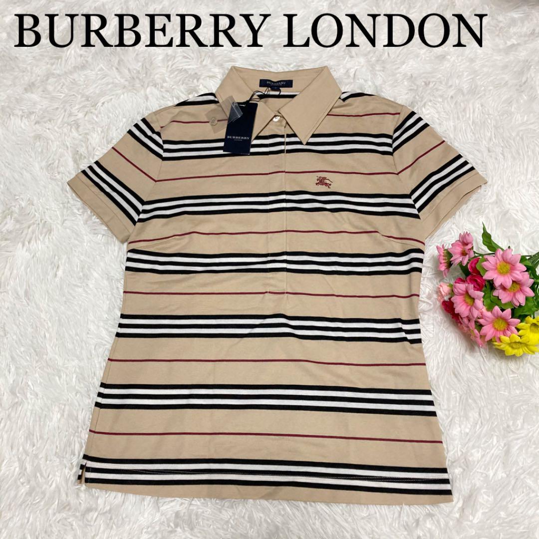大量入荷 ポロシャツ-【新品未使用タグ付き】BURBERRY LONDON お取寄 ポロシャツ Burberry 新品未使用 ポロシャツ