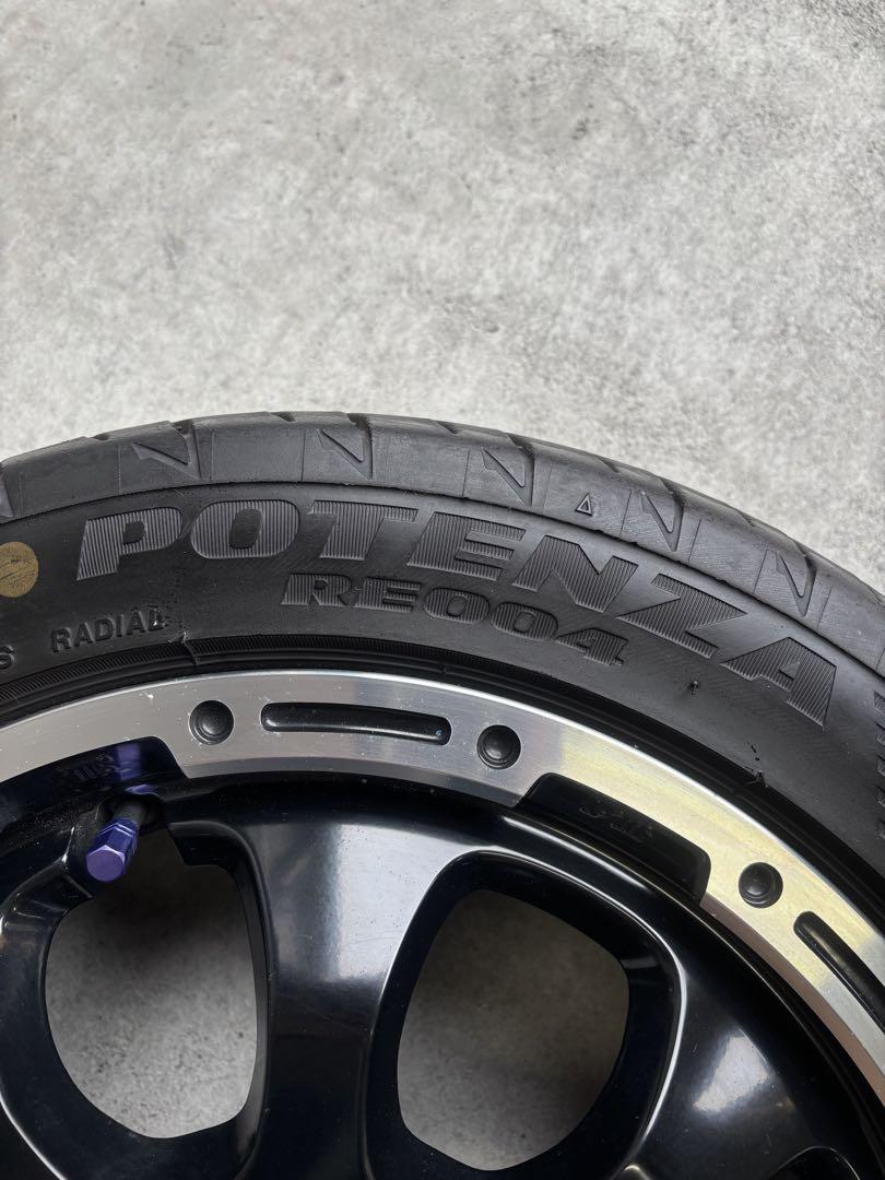 165|55R14 マッドクロスグレイスホイール