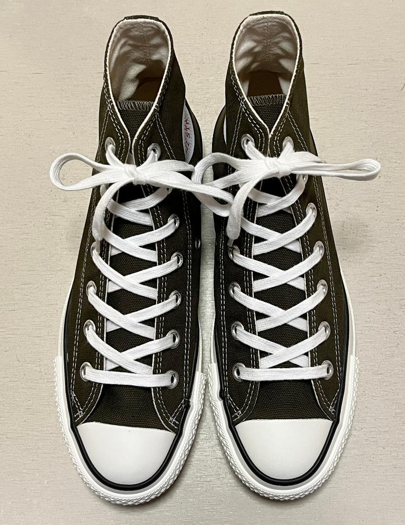 コンバース　日本製　オールスター J　カーキ　24.5cm　HI　新品 5,655円