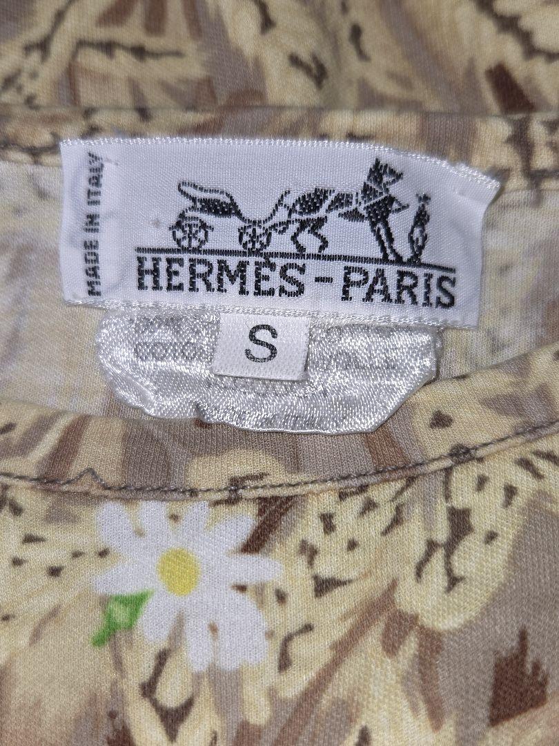 ★値下げ★美品★HERMES エルメス フラワー ボタニカル ワンピース S