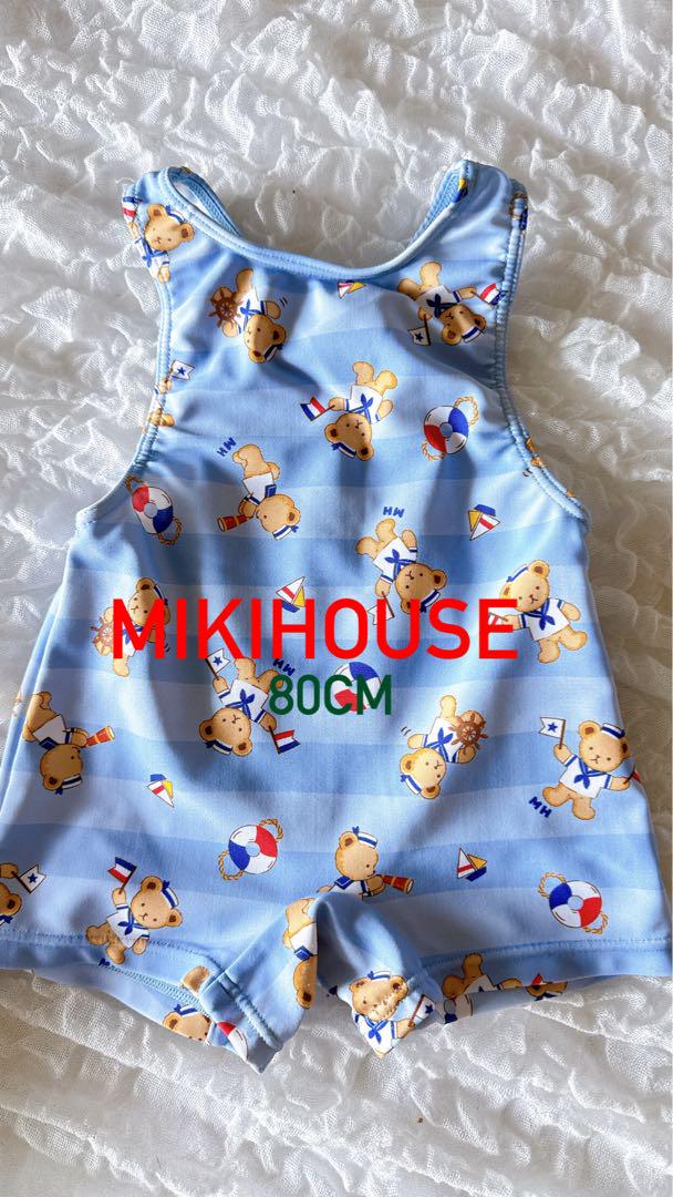 MIKIHOUSE クマ柄水着 80cm