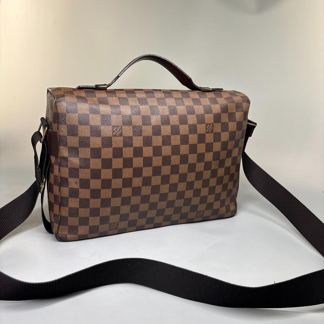 超極美品 ルイヴィトン ダミエ エベヌ ブロードウェイ N42270 ショルダー 超極美品 ルイヴィトン ダミエ エベヌ ブロードウェイ N42270 ショルダー