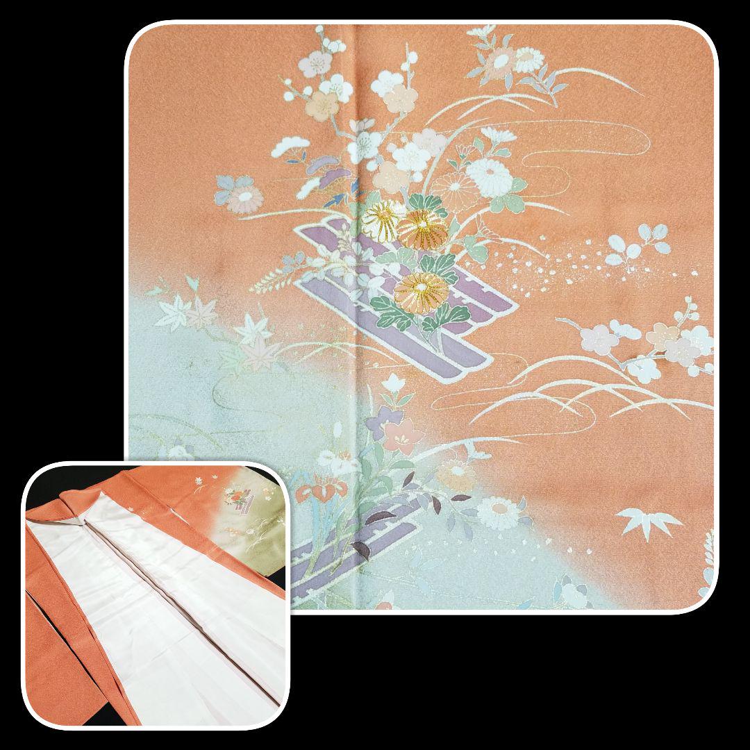 SALE品質保証 A340 着用美品正絹訪問着5点 刺繍金駒金彩加賀友禅作家落款 JZqYj-m42461060343 着物と帯京月花 格安豊富な