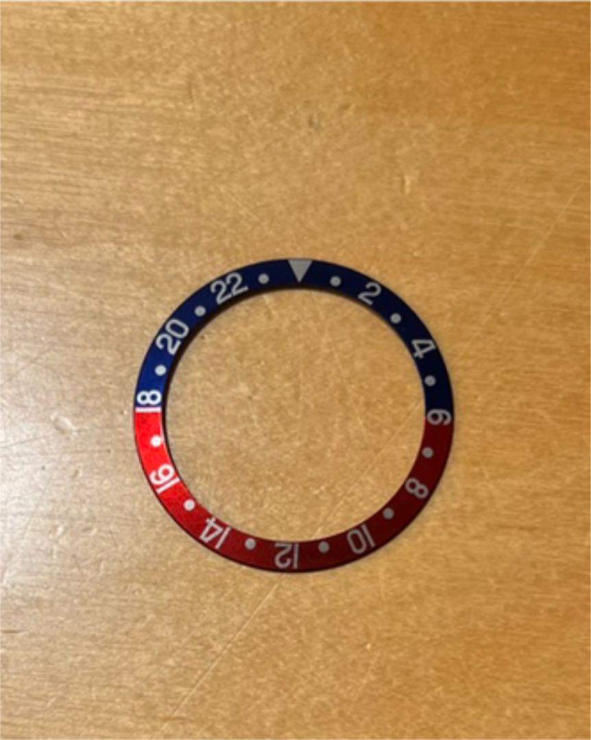 ROLEX GMTマスター 純正ベゼル ペプシベゼル貴重品（ロレックス