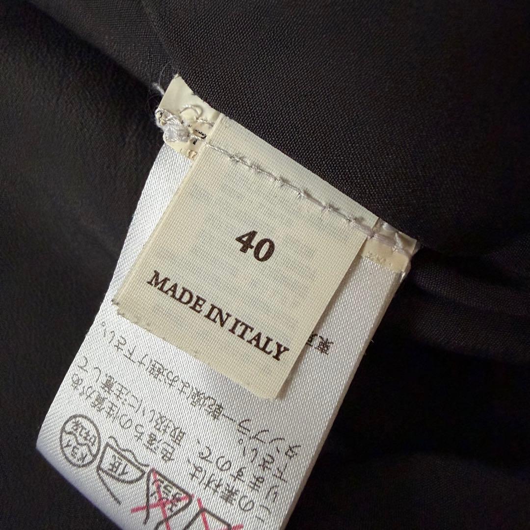 BRUNELLO CUCINELLI アルパカ ノーカラージャケット 40