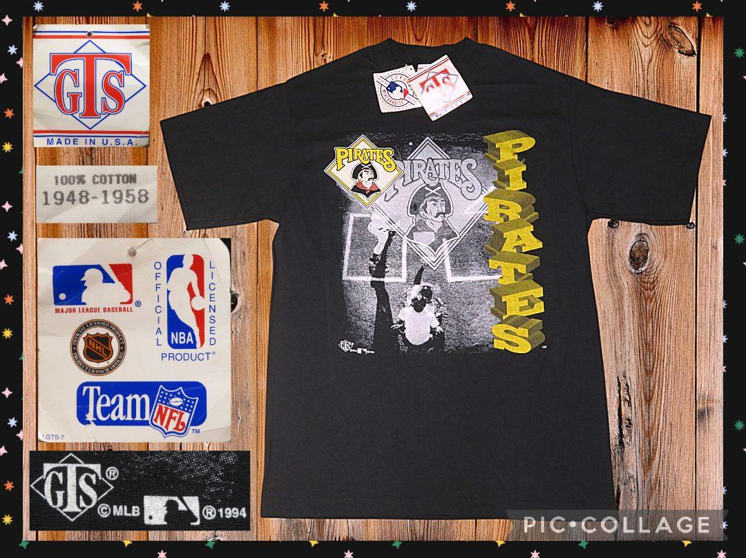 ✅️ デット GTS メジャーリーグ USA製 ビンテージ パイレーツ Tシャツ