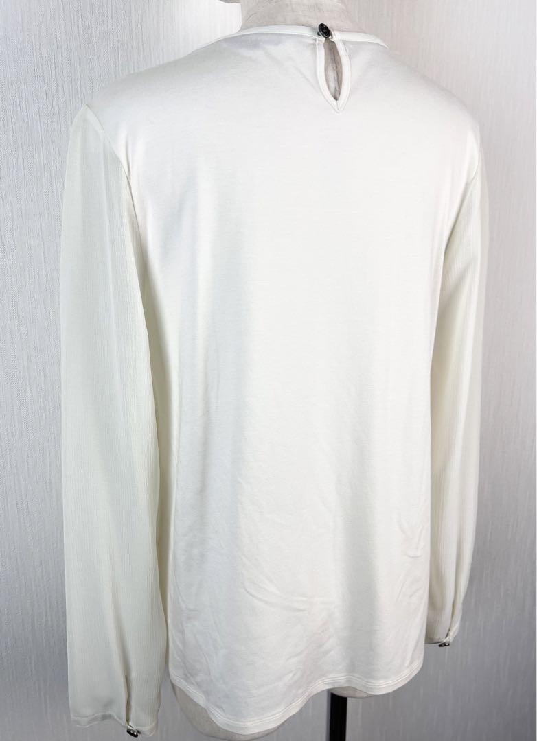 『極美品』 BURBERRY LONDON ブラウス シフォン 長袖　サイズ2 未使用品』 BURBERRY LONDON ブラウス シフォン 長袖 サイズ2