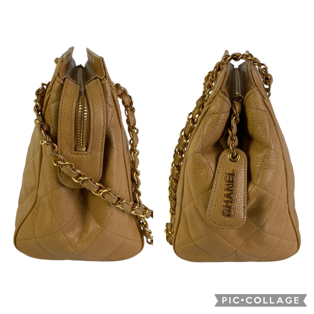 CHANELマトラッセ キャビア ハンドバッグ A-7810 CHANELマトラッセ キャビア ハンドバッグ A-7810