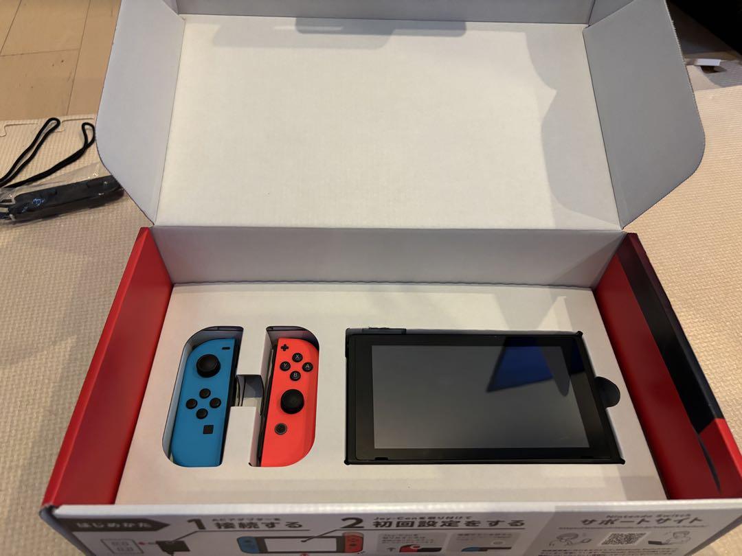 Nintendo Switch ネオンブルーとネオンレッド 本体　箱付き