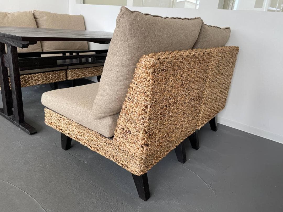 アジアン家具 ソファーダイニングセット