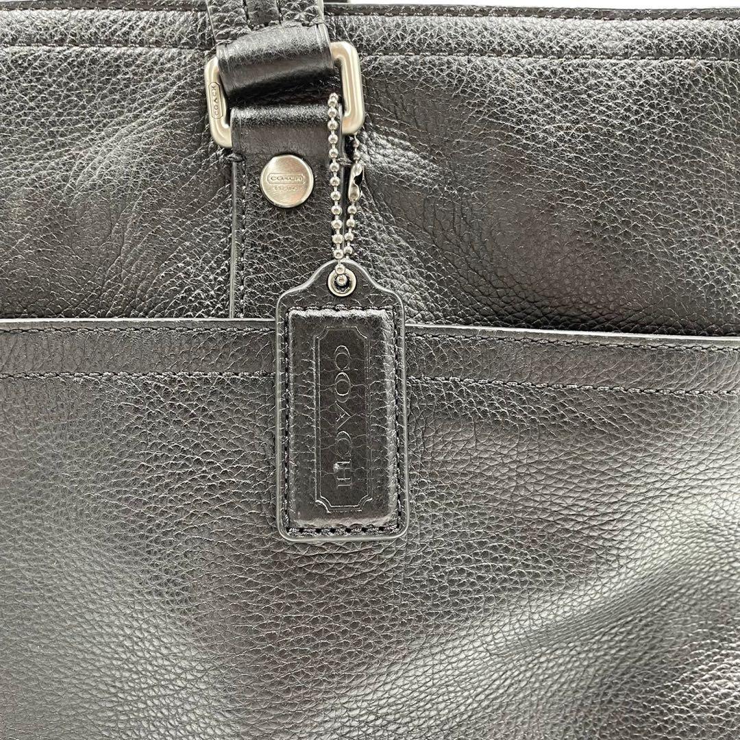 【美品】coach コーチ トートバッグ 2way F77181 ブラック 黒