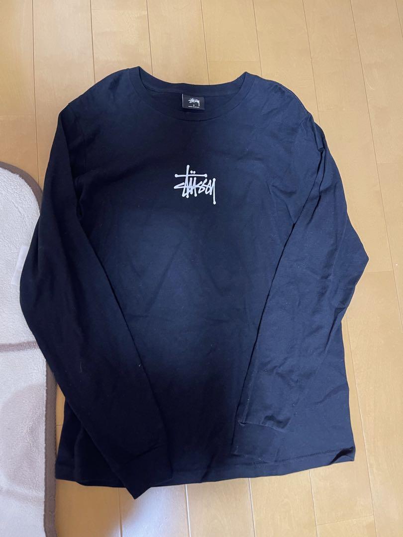 Stüssy ブラック ロングスリーブ Tシャツ S