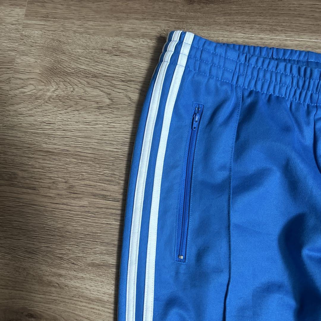 adidas アディダス 青 ジャージパンツ 3本ライン 韓国古着