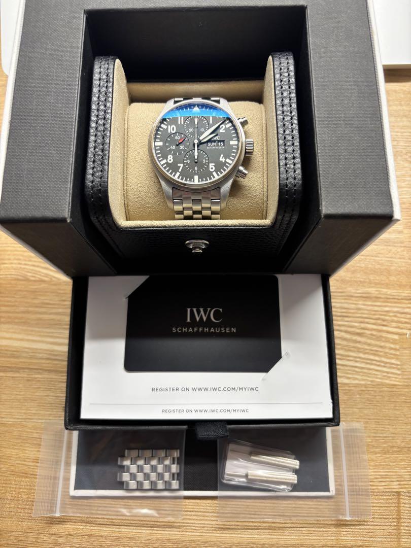 IWC 自動巻きクロノグラフ ブラック
