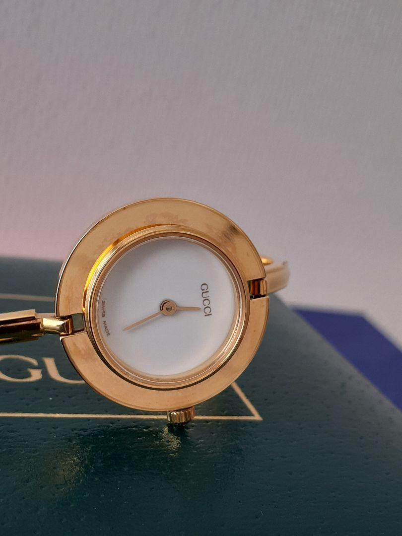 GUCCI腕時計 チェンジベゼル付き(電池交換済)