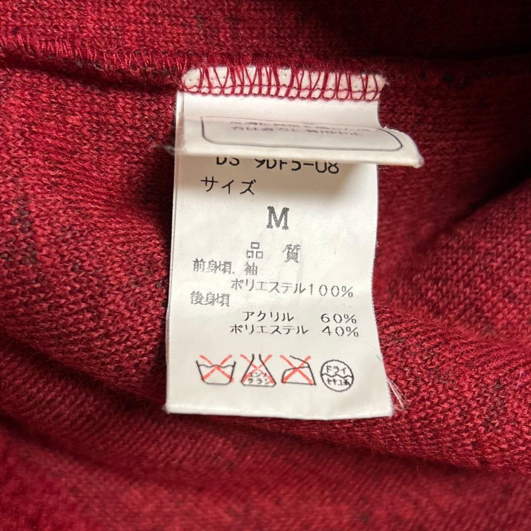 【ディズニースポーツ】ミッキーマウス　ボアジャケット　ジャンパー　レッド　M