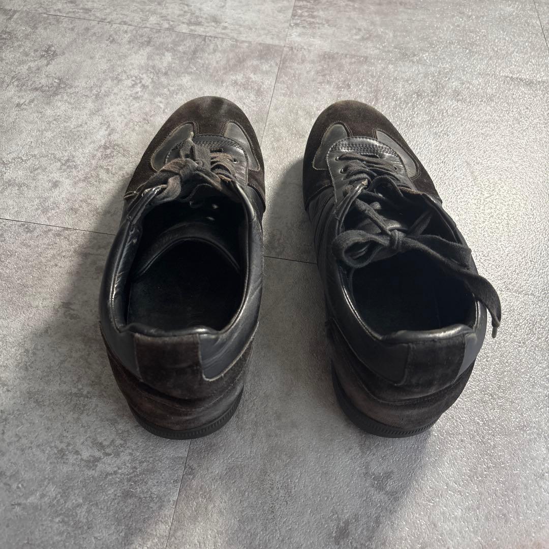 00s dior homme エディ期　ジャーマントレーナー　レザースニーカー