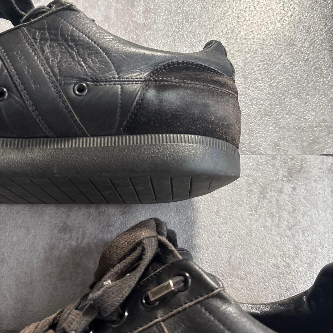 00s dior homme エディ期　ジャーマントレーナー　レザースニーカー