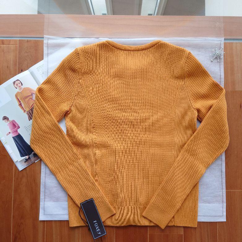 100%の保証 38 グレースウール ニットジャケット フォクシー☆ 未着用 【年中無休】 ご専用♡極美品♡ ネイビー 38 カーディガン グレースウール FOXEY カーディガン/ボレロ