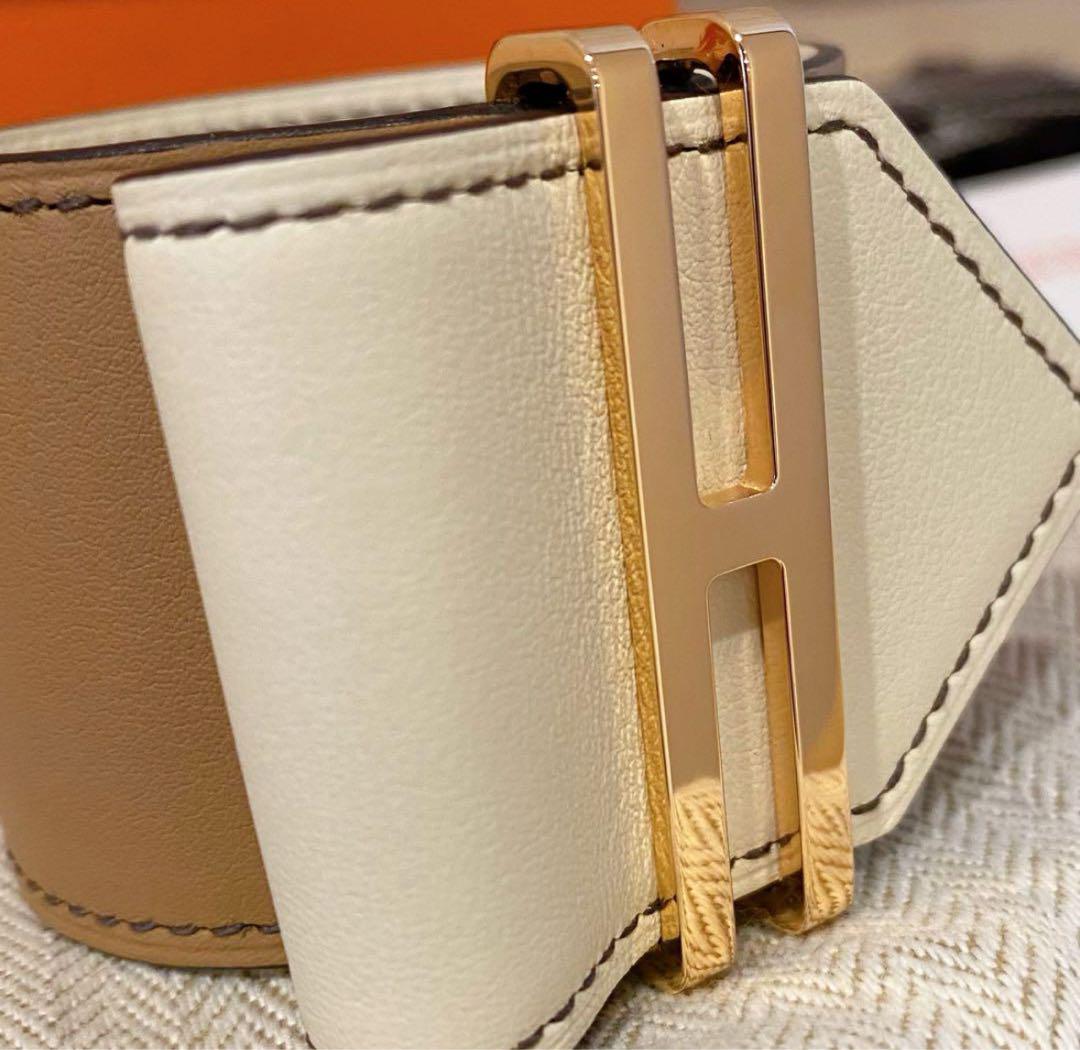 美品 エルメス hermes ブレスレット T2 エラン チャイ ナタ PG 画像6