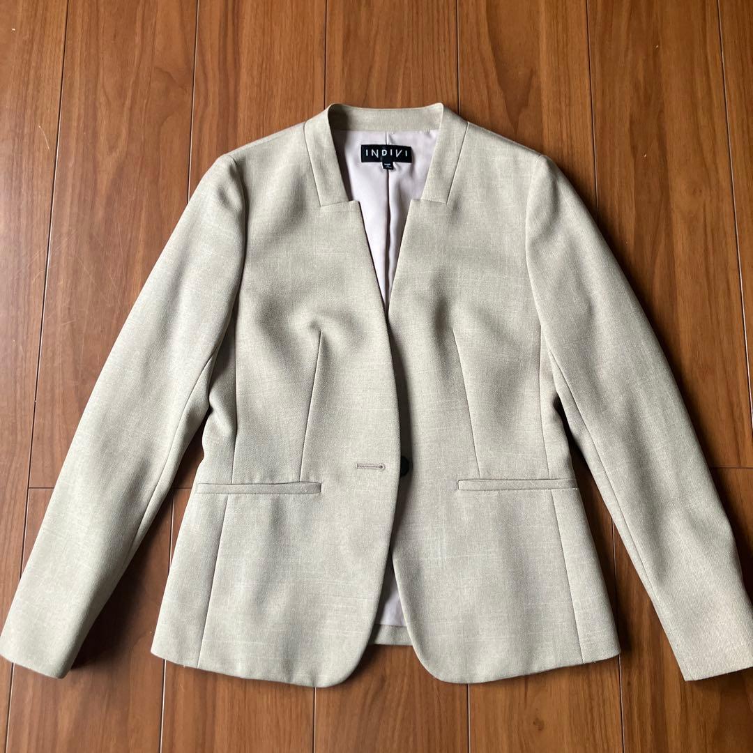 インディヴィ34　ノーカラージャケット