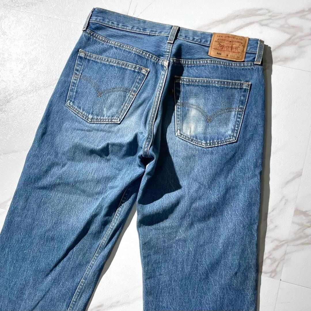 90s 美品 リーバイス501 ボタン裏553 米国最終モデル デニム