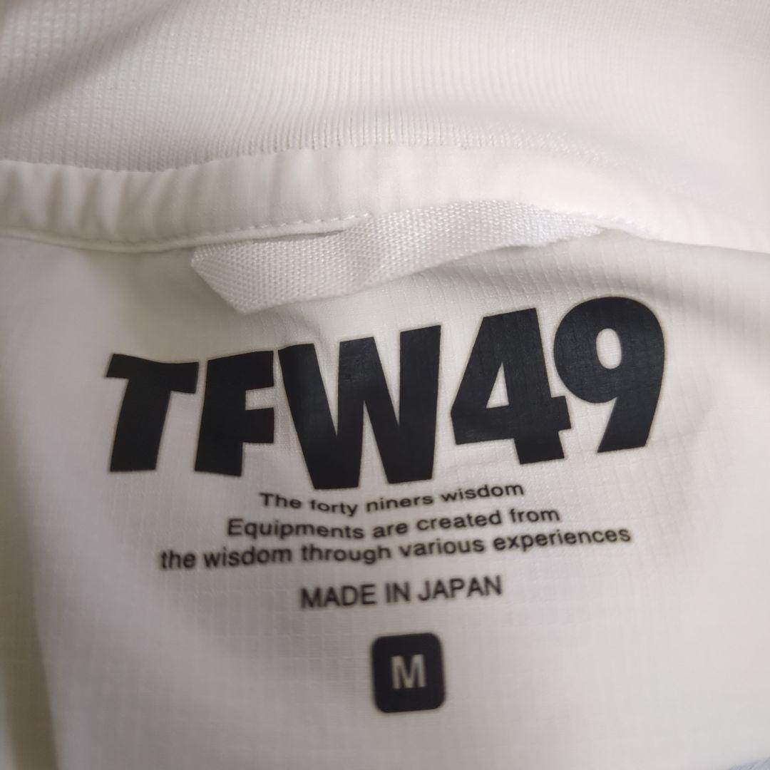 TFW49 ゴルフウェア半袖Tシャツ ホワイトМサイズロゴプリント