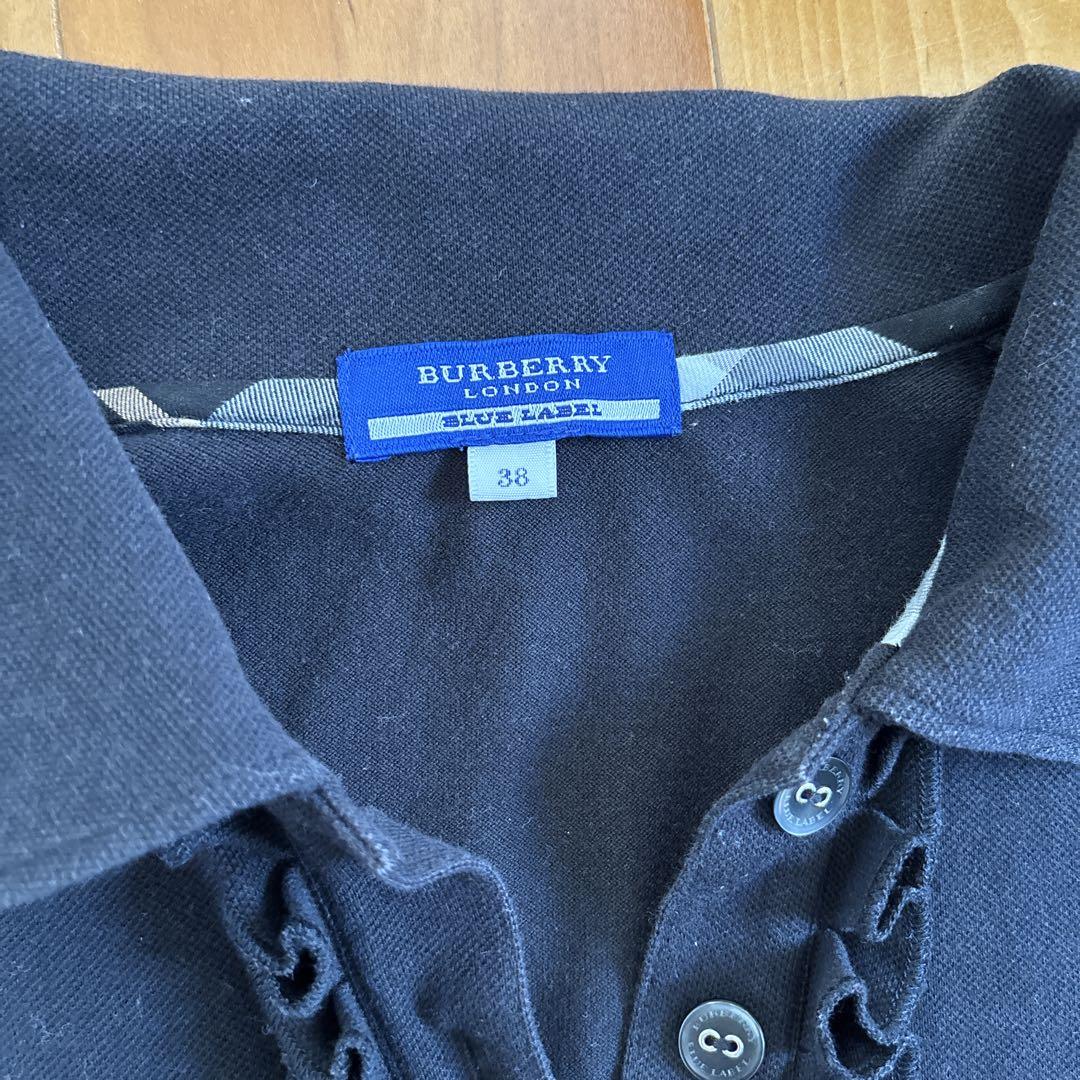 【新品】Burberry London ポロシャツ　38 BURBERRY LONDON ポロシャツ 美品 サイズ38 ホワイト - メルカリ