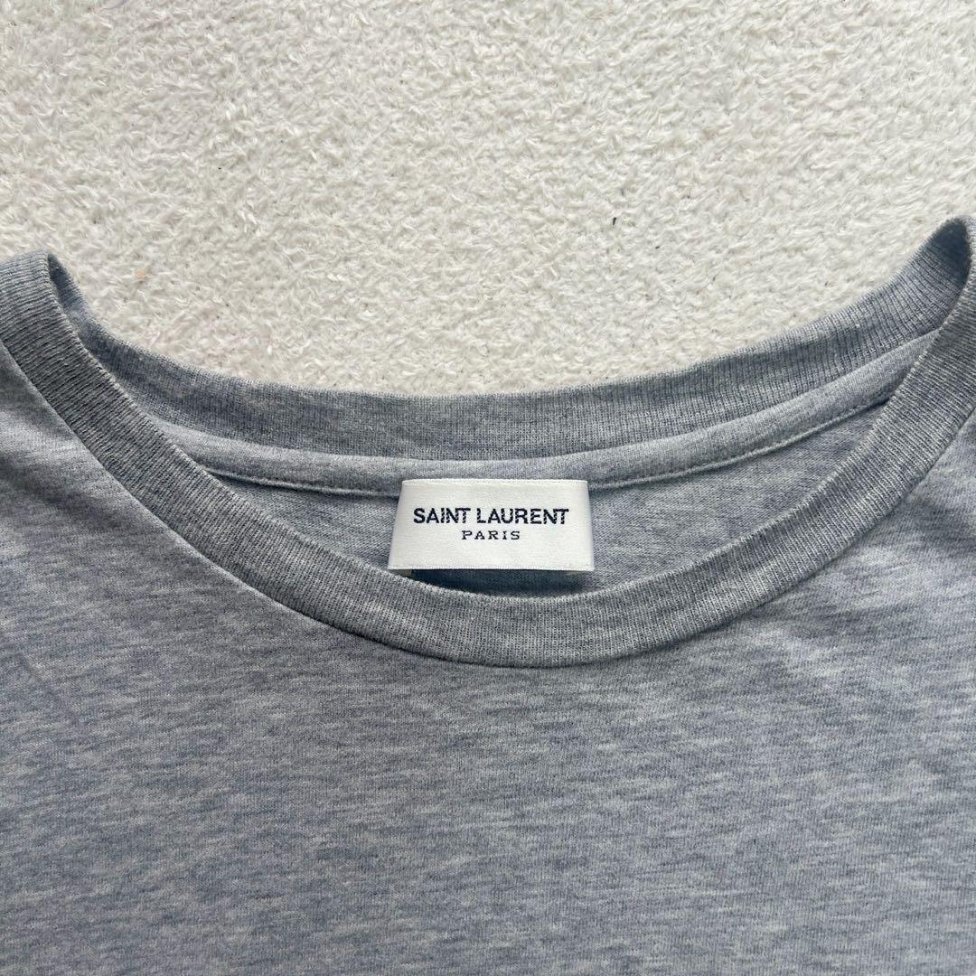 サンローラン リバースロゴ プリントTシャツ Mサイズ 710821