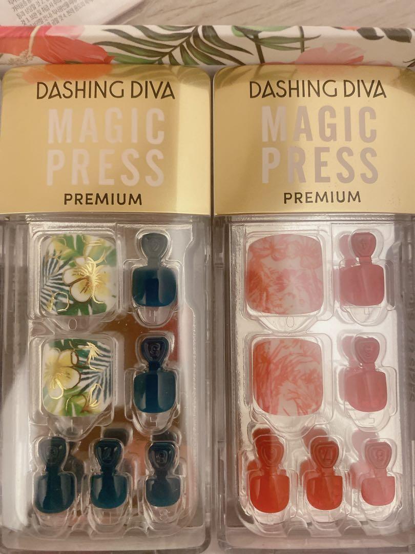 セール‼️【DASHING DIVA】フット用ネイルチップ6種セット