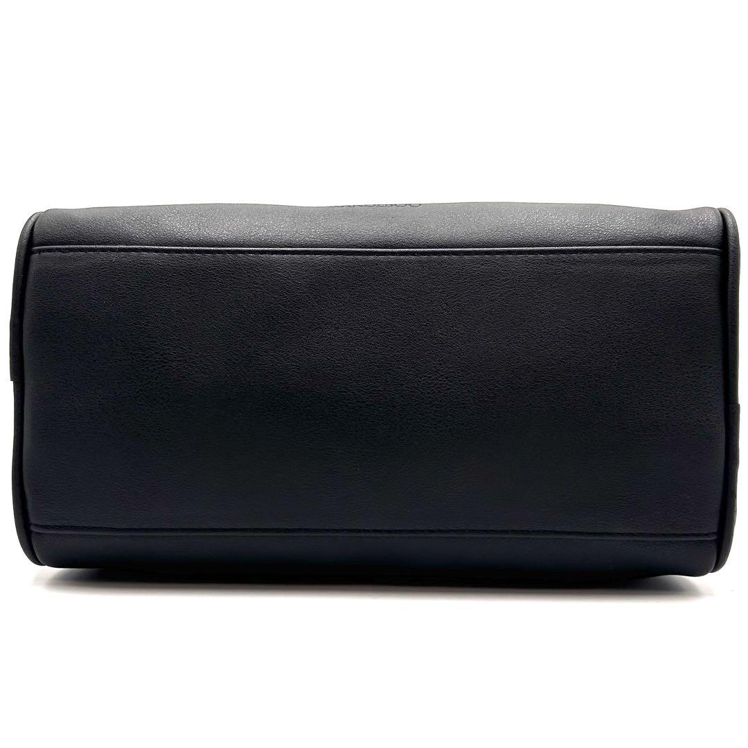 極美品】 ランデブー 2way ミニボストンバッグ ロゴ型押し