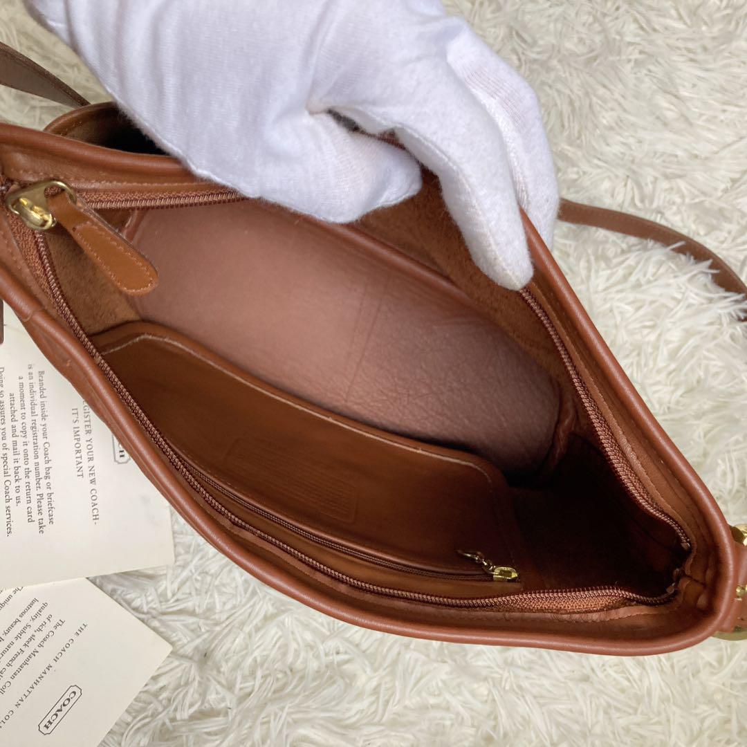 極美品 vintage coach old 茶 オールドコーチ