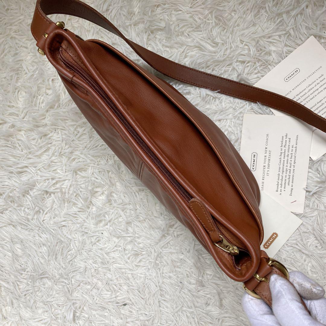 極美品 vintage coach old 茶 オールドコーチ