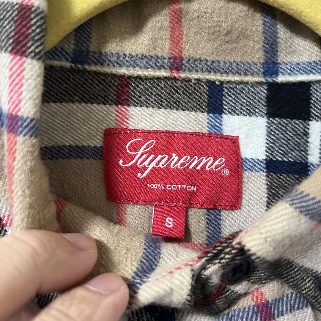 18AW Supreme Tartan L/S Flannel Shirt S 18AW Supreme Tartan L/S Flannel Shirt S