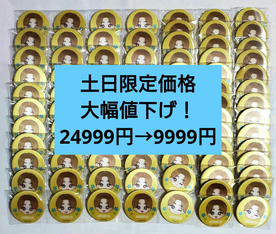 セブチ SEVENTEEN まじかる百貨店 缶バッジ ジョシュア 85点セット